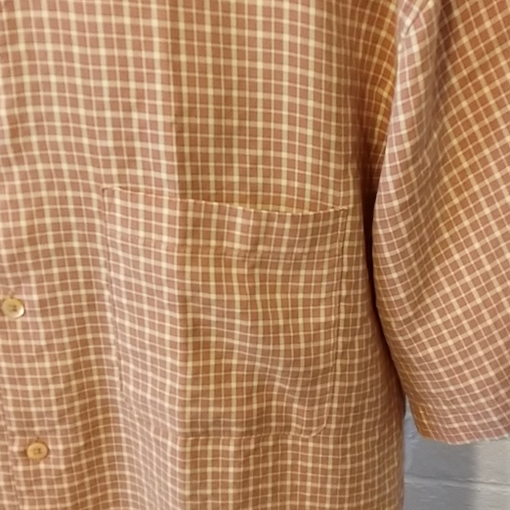 Bugatchi Large Button Down Shirt Short Sleeve - image 2